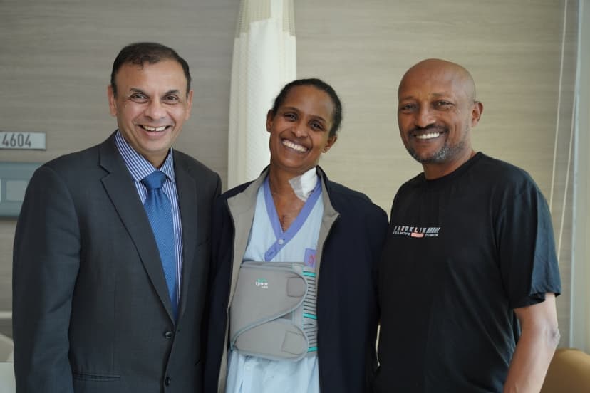 Ethiopian Woman Back on Her Feet After Doctors of Amrita Hospital in Faridabad Perform a High-Risk Redo Heart Surgery