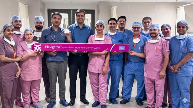 High-Risk 70-Year-Old Obese Patient Successfully Treated with Advanced TAVI Procedure